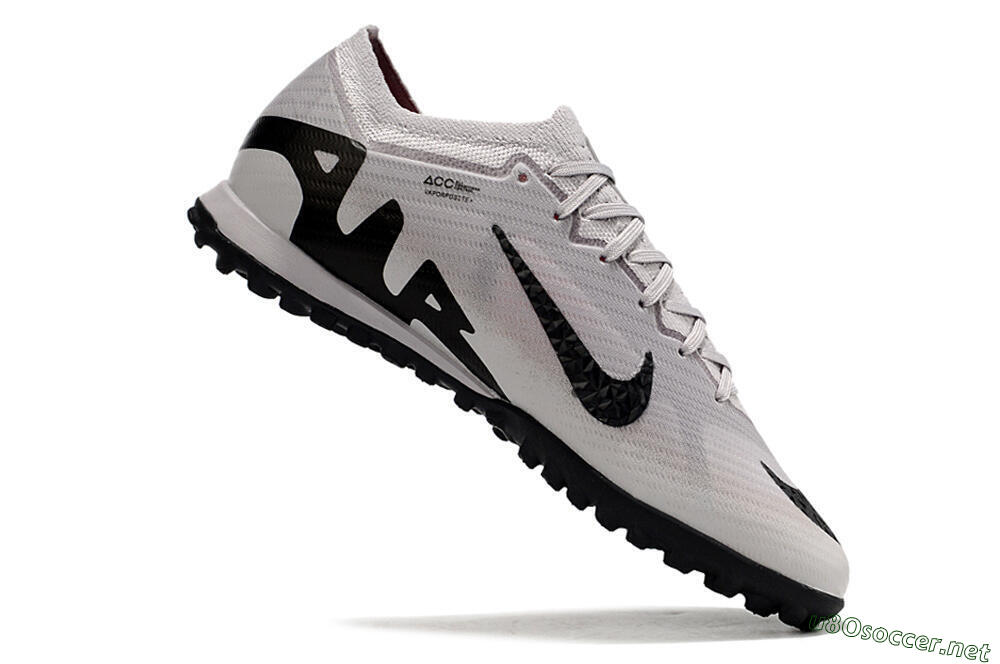 Men's Nike Air Zoom Mercurial Vapor 15 Elite TF Football Shoes - Grey/Black/Pink 4