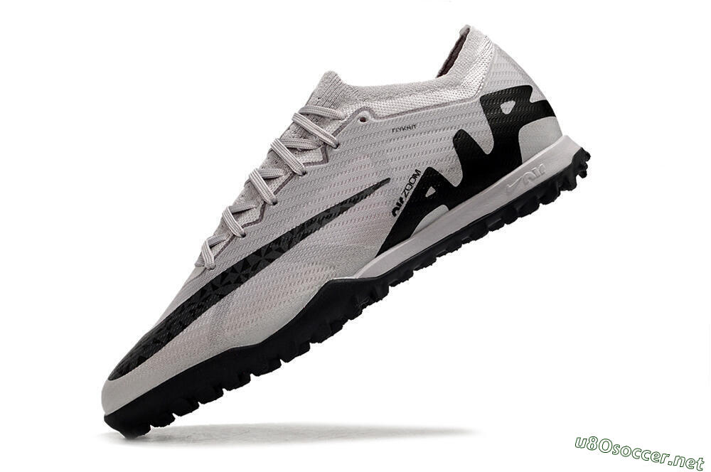 Men's Nike Air Zoom Mercurial Vapor 15 Elite TF Football Shoes - Grey/Black/Pink 5