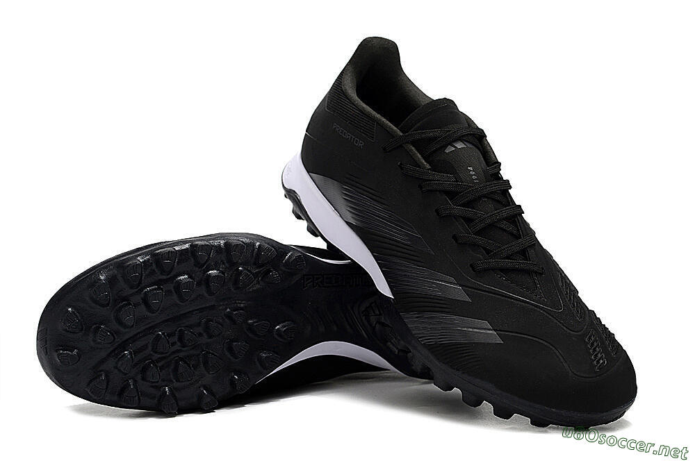 Men's Adidas Predator 24 Elite TF Football Shoes - Black/White 3