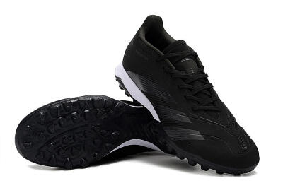 Men's Adidas Predator 24 Elite TF Football Shoes - Black/White