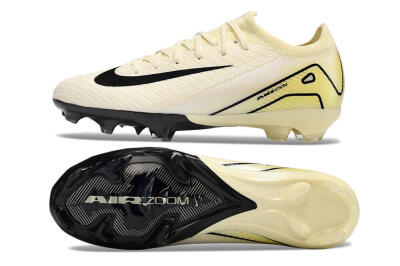 Men's Nike Air Zoom Mercurial Vapor 16 Elite FG Football Boots - Beige/Black/Yellow
