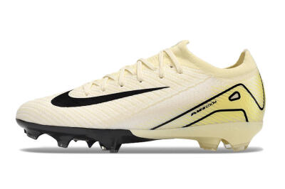 Men's Nike Air Zoom Mercurial Vapor 16 Elite FG Football Boots - Beige/Black/Yellow