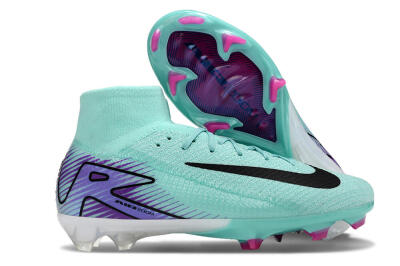 Men's Nike Air Zoom Mercurial Superfly 10 Elite FG Football Boots - Jade/Black/Purple