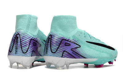 Men's Nike Air Zoom Mercurial Superfly 10 Elite FG Football Boots - Jade/Black/Purple