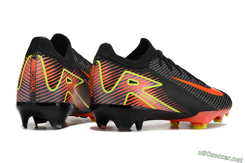 Men's Nike Air Zoom Mercurial Vapor 16 Elite FG Football Boots - Black/Red/Yellow 6