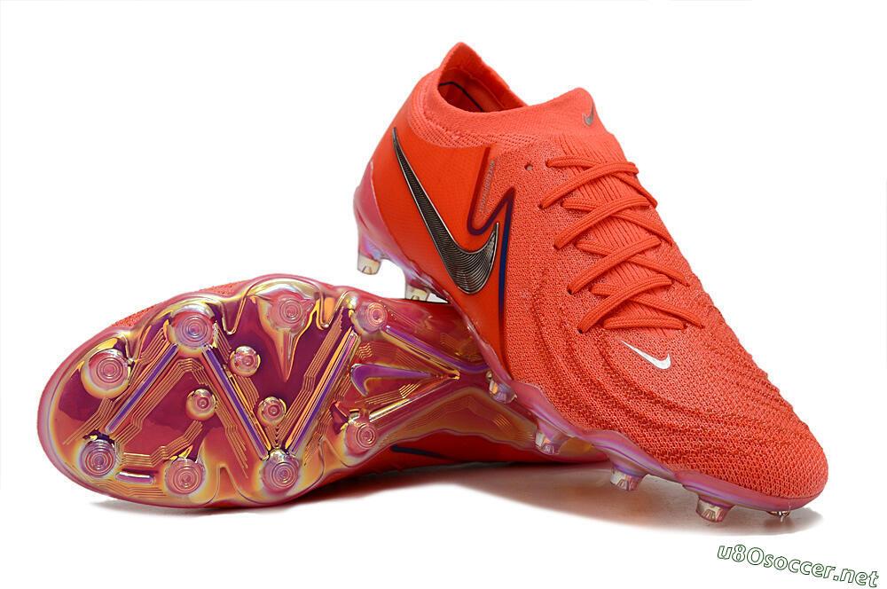 Men's Nike Phantom Luna Elite AG Football Boots - Red/Silver/Gold 3