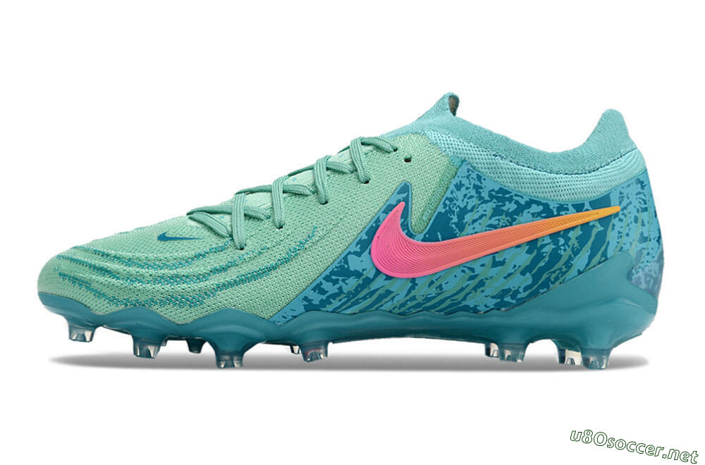 Men's Nike Phantom Luna Elite AG Football Boots - Jade/Pink/Yellow 0