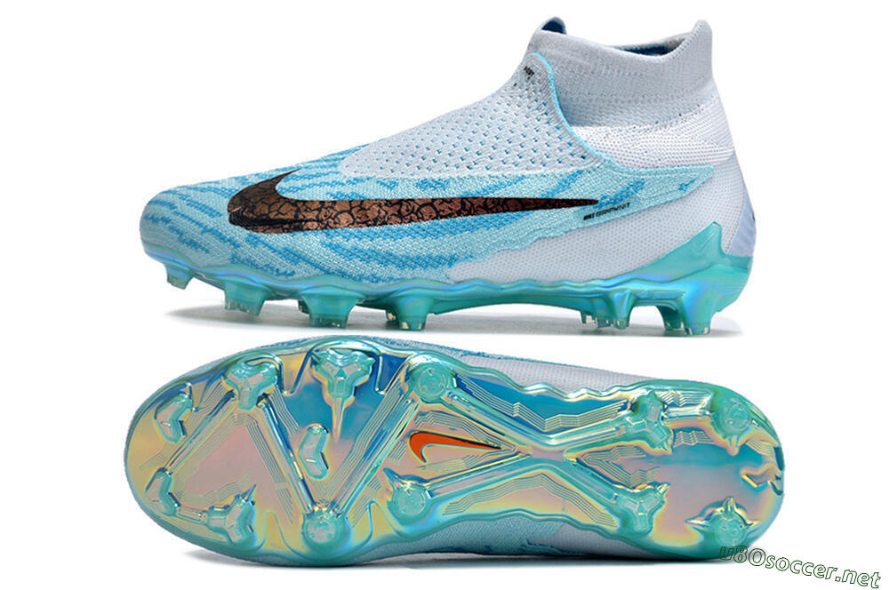 Unisex Nike Phantom GX Elite FG Football Boots - Jade/Black/Gold 1