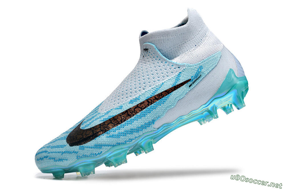 Unisex Nike Phantom GX Elite FG Football Boots - Jade/Black/Gold 8