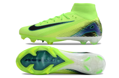 Unisex Nike Air Zoom Mercurial Superfly 10 Elite FG Football Boots - Yellow/Blue/Black