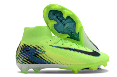 Unisex Nike Air Zoom Mercurial Superfly 10 Elite FG Football Boots - Yellow/Blue/Black