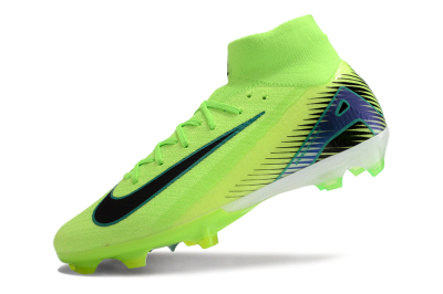 Unisex Nike Air Zoom Mercurial Superfly 10 Elite FG Football Boots - Yellow/Blue/Black