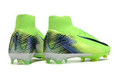 Unisex Nike Air Zoom Mercurial Superfly 10 Elite FG Football Boots - Yellow/Blue/Black