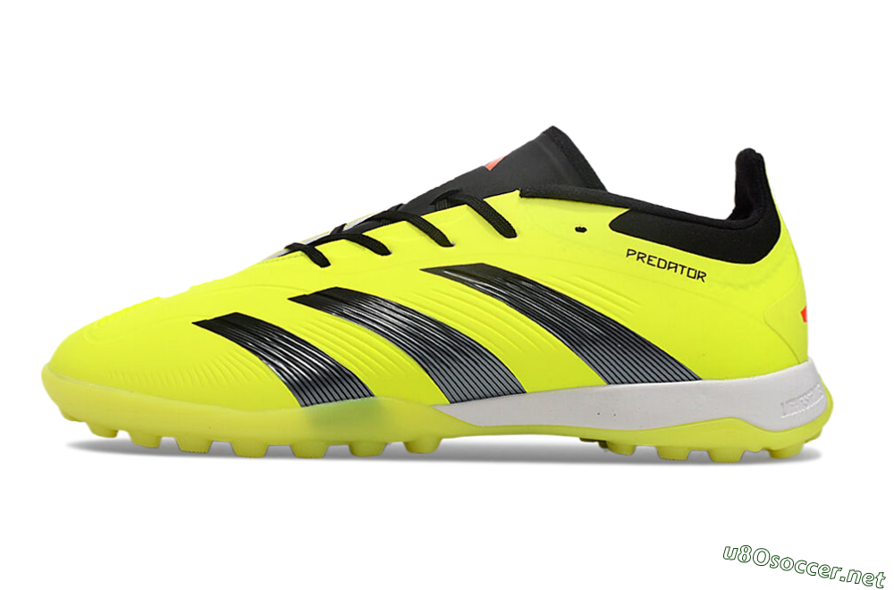 Unisex Adidas Predator 24 Elite TF Football Shoes - Yellow/Black/White 0