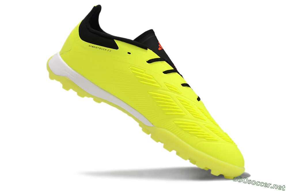 Unisex Adidas Predator 24 Elite TF Football Shoes - Yellow/Black/White 4