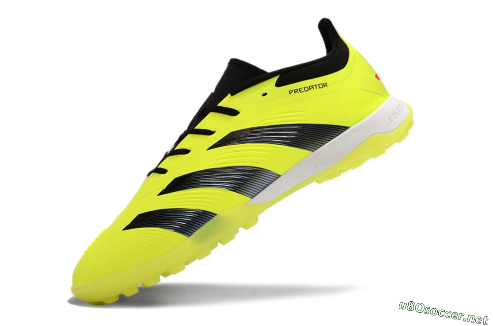Unisex Adidas Predator 24 Elite TF Football Shoes - Yellow/Black/White 5