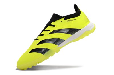 Unisex Adidas Predator 24 Elite TF Football Shoes - Yellow/Black/White