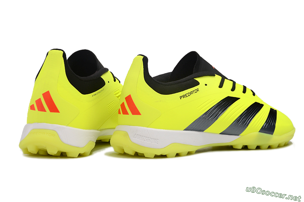 Unisex Adidas Predator 24 Elite TF Football Shoes - Yellow/Black/White 6