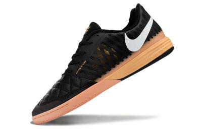 Unisex Nike Lunar Gato 2 IC Football Shoes - Black/White/Yellow