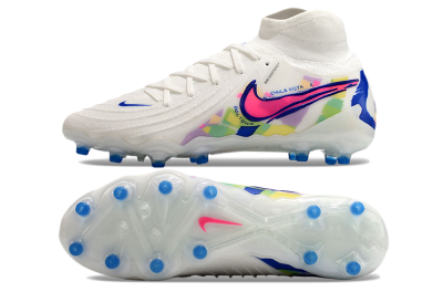 Men's Nike Phantom Luna Elite AG Football Boots - White/Blue/Pink/Yellow