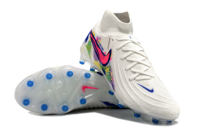 Men's Nike Phantom Luna Elite AG Football Boots - White/Blue/Pink/Yellow