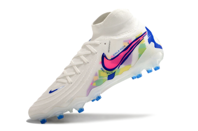 Men's Nike Phantom Luna Elite AG Football Boots - White/Blue/Pink/Yellow