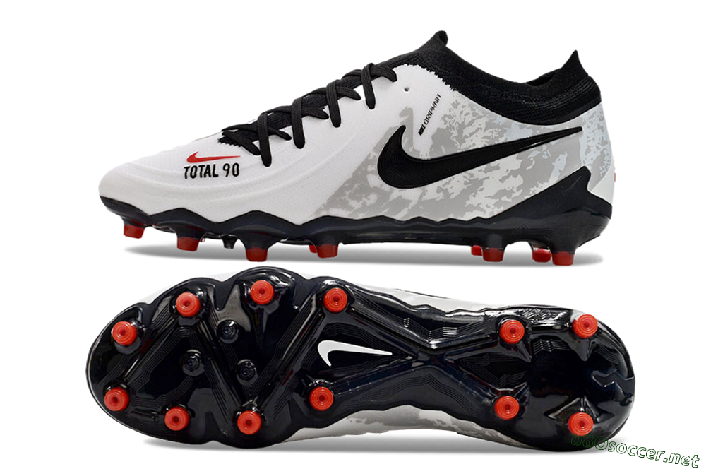 Men's Nike Phantom Luna Elite AG Football Boots - White/Grey/Black/Red 1