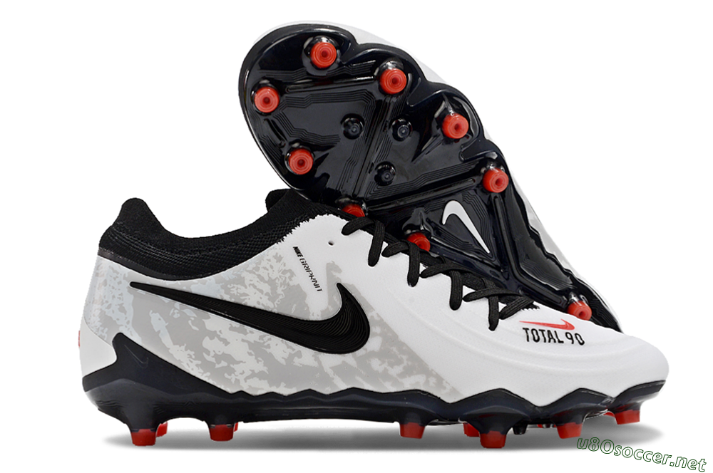 Men's Nike Phantom Luna Elite AG Football Boots - White/Grey/Black/Red 2
