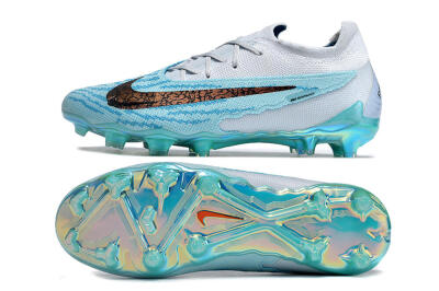 Unisex Nike Phantom GX Elite FG Football Boots - Jade/Black/Gold