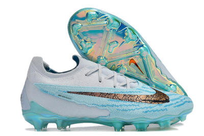 Unisex Nike Phantom GX Elite FG Football Boots - Jade/Black/Gold