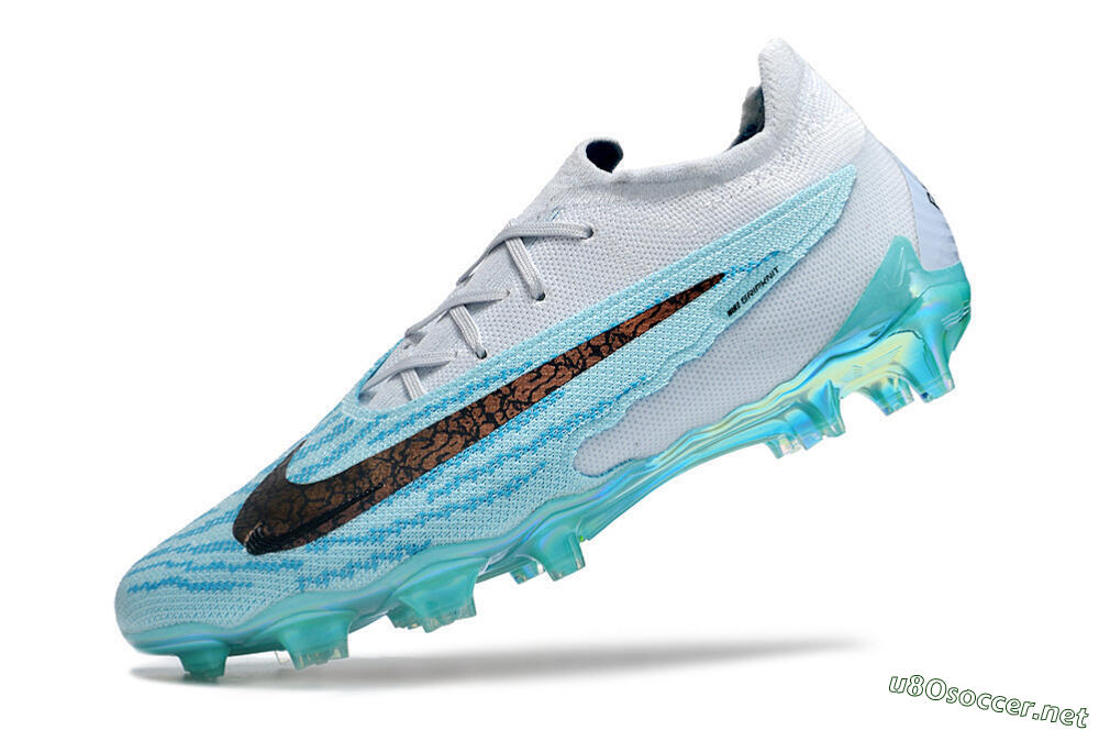 Unisex Nike Phantom GX Elite FG Football Boots - Jade/Black/Gold 8