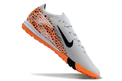 Men's Nike Air Zoom Mercurial Vapor 15 Elite TF Football Shoes - Grey/Orange/Black
