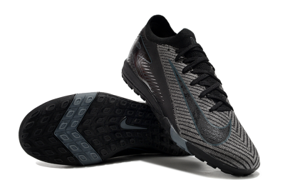 Men's Nike Air Zoom Mercurial Vapor 16 Elite TF Football Shoes - Silver/Black/Blue