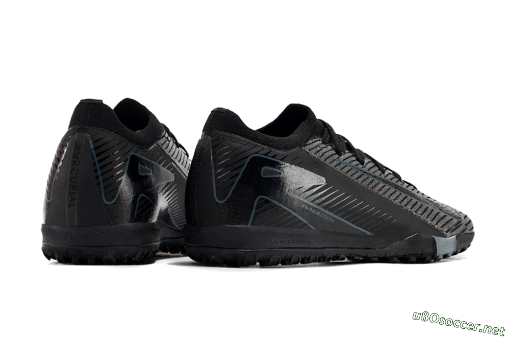 Men's Nike Air Zoom Mercurial Vapor 16 Elite TF Football Shoes - Silver/Black/Blue 6