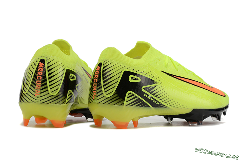 Unisex Nike Air Zoom Mercurial Vapor 16 Elite FG Football Boots - Yellow/Orange/Black 6