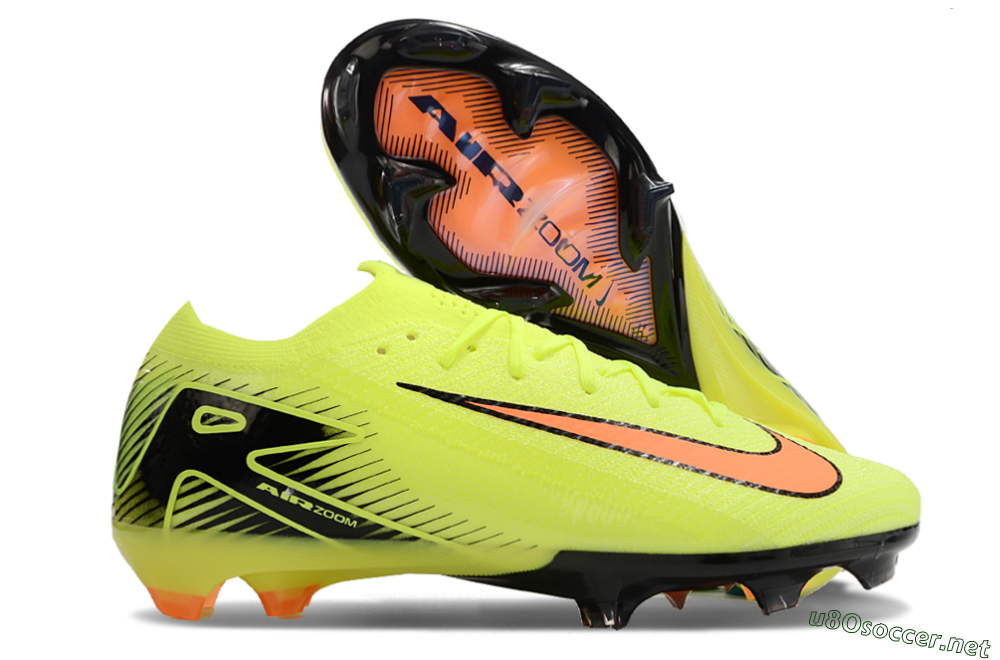 Unisex Nike Air Zoom Mercurial Vapor 16 Elite FG Football Boots - Yellow/Orange/Black 2