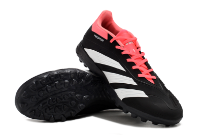 Men's Adidas Predator 24 Elite TF Football Shoes - Black/White/Red