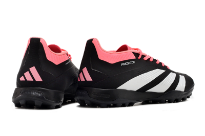 Men's Adidas Predator 24 Elite TF Football Shoes - Black/White/Red