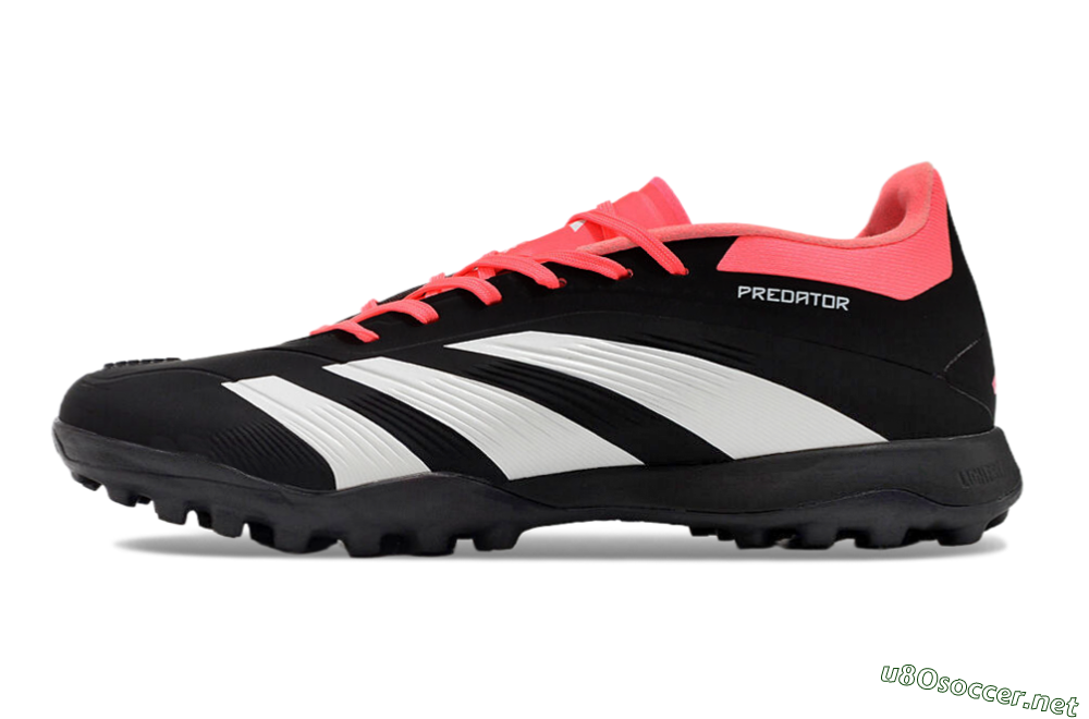 Men's Adidas Predator 24 Elite TF Football Shoes - Black/White/Red 0