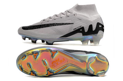 Unisex Nike Air Zoom Mercurial Superfly 9 Elite FG Football Boots - Purple/Black/Gold