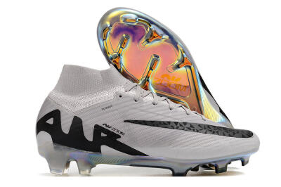 Unisex Nike Air Zoom Mercurial Superfly 9 Elite FG Football Boots - Purple/Black/Gold