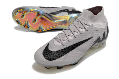 Unisex Nike Air Zoom Mercurial Superfly 9 Elite FG Football Boots - Purple/Black/Gold