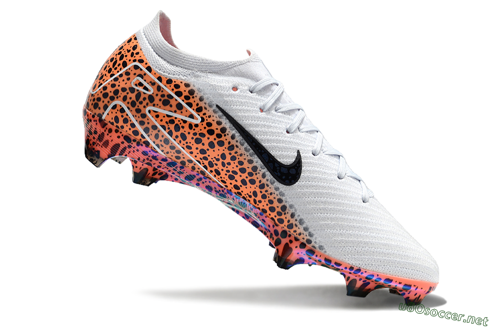 Men's Nike Air Zoom Mercurial Vapor 16 Elite FG Football Boots - Grey/Black/Leopard 4