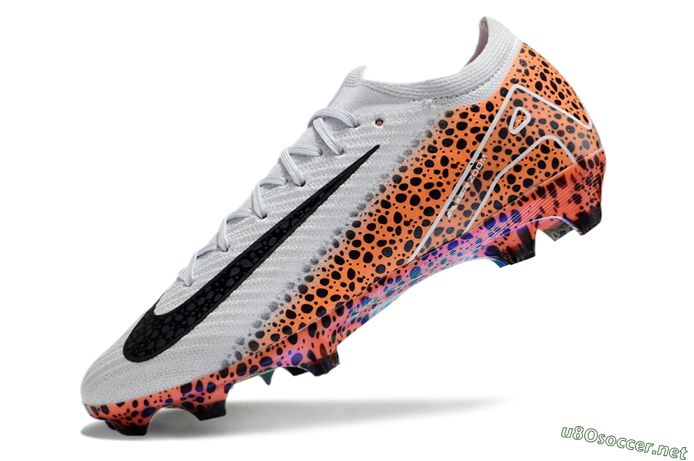 Men's Nike Air Zoom Mercurial Vapor 16 Elite FG Football Boots - Grey/Black/Leopard 5