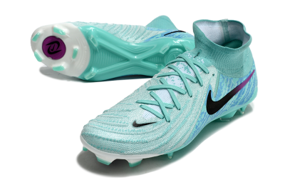 Unisex Nike Phantom Luna 2 Elite LV8 FG Football Boots - Jade/Black/Purple