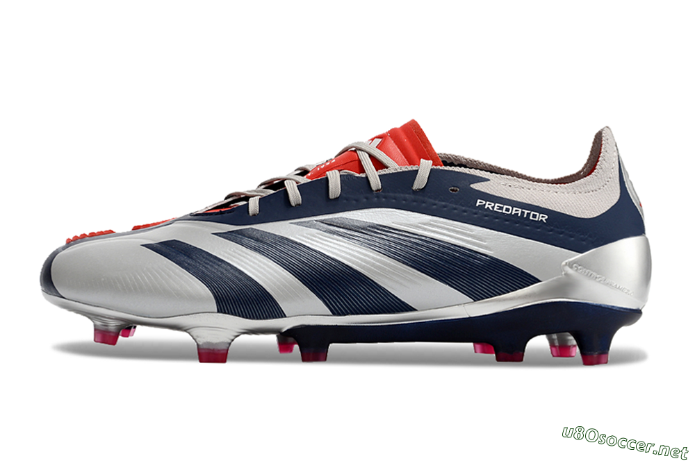 Men's Adidas Predator Accuracy Elite FG Football Boots - Silver/Blue/Red 0