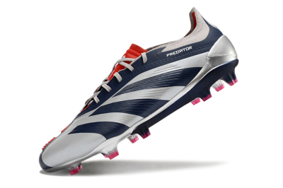 Men's Adidas Predator Accuracy Elite FG Football Boots - Silver/Blue/Red