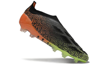 Men's Adidas Predator Accuracy+ FG Football Boots - Black/White/Orange