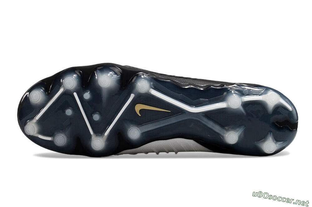 Men's Nike Phantom Luna Elite AG Football Boots - White/Black/Gold 7