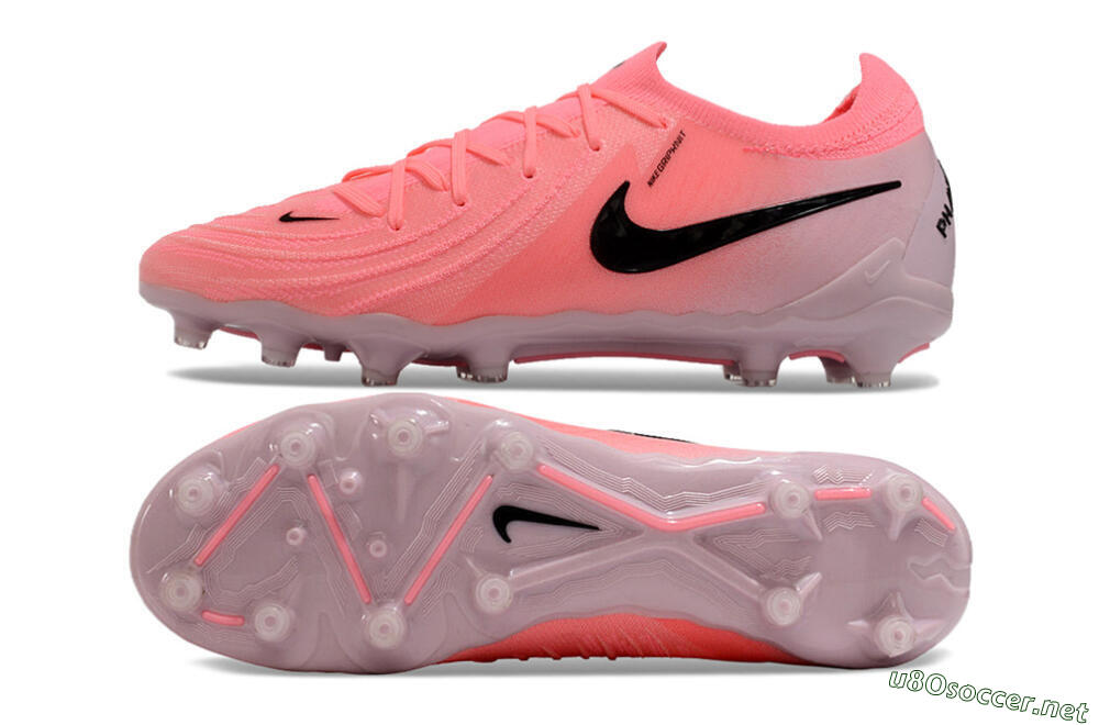 Men's Nike Phantom Luna Elite AG Football Boots - Pink/Black/White 1